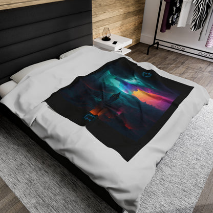 The Perfect Storm Plush Blanket (Black)