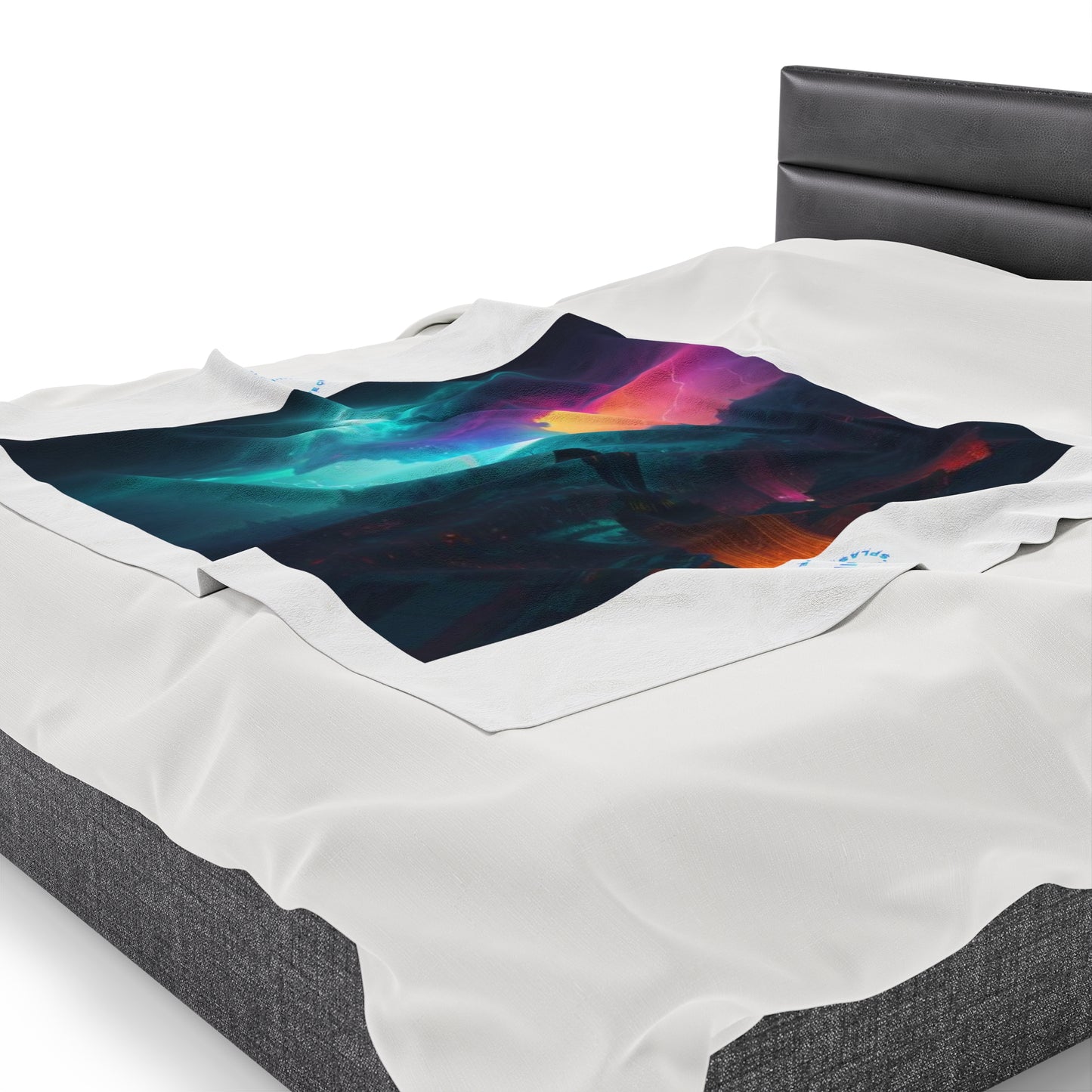 The Perfect Storm Plush Blanket (White)