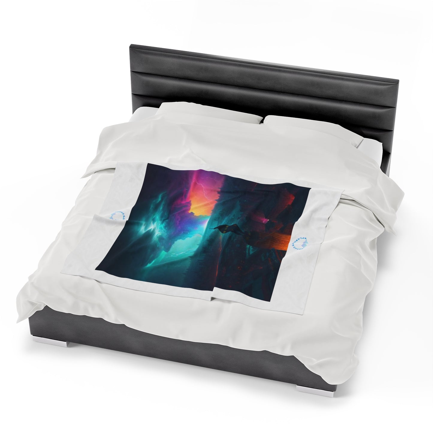 The Perfect Storm Plush Blanket (White)