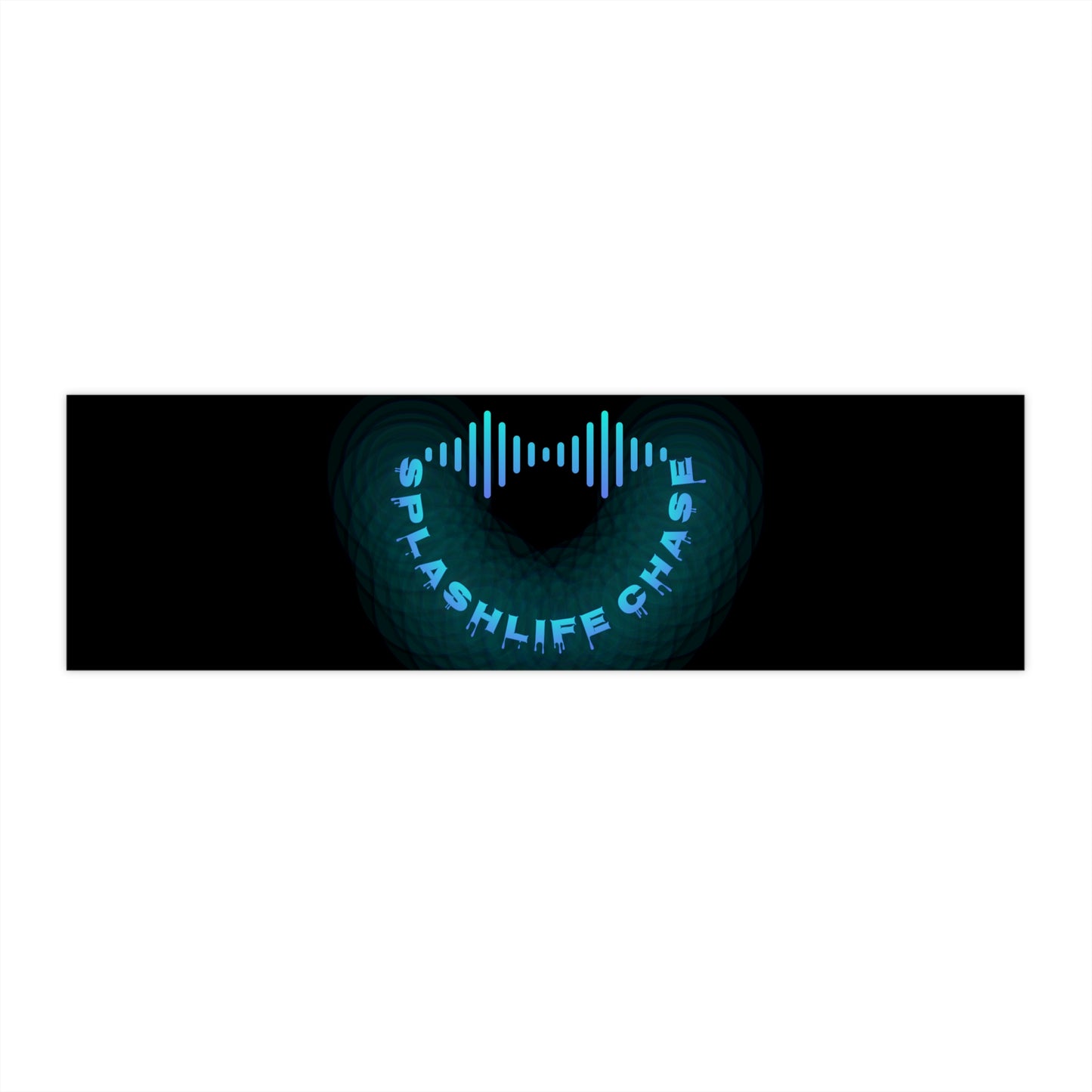 SplashLife Debut Bumper Sticker (Black)
