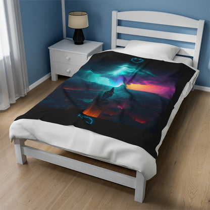 The Perfect Storm Plush Blanket (Black)